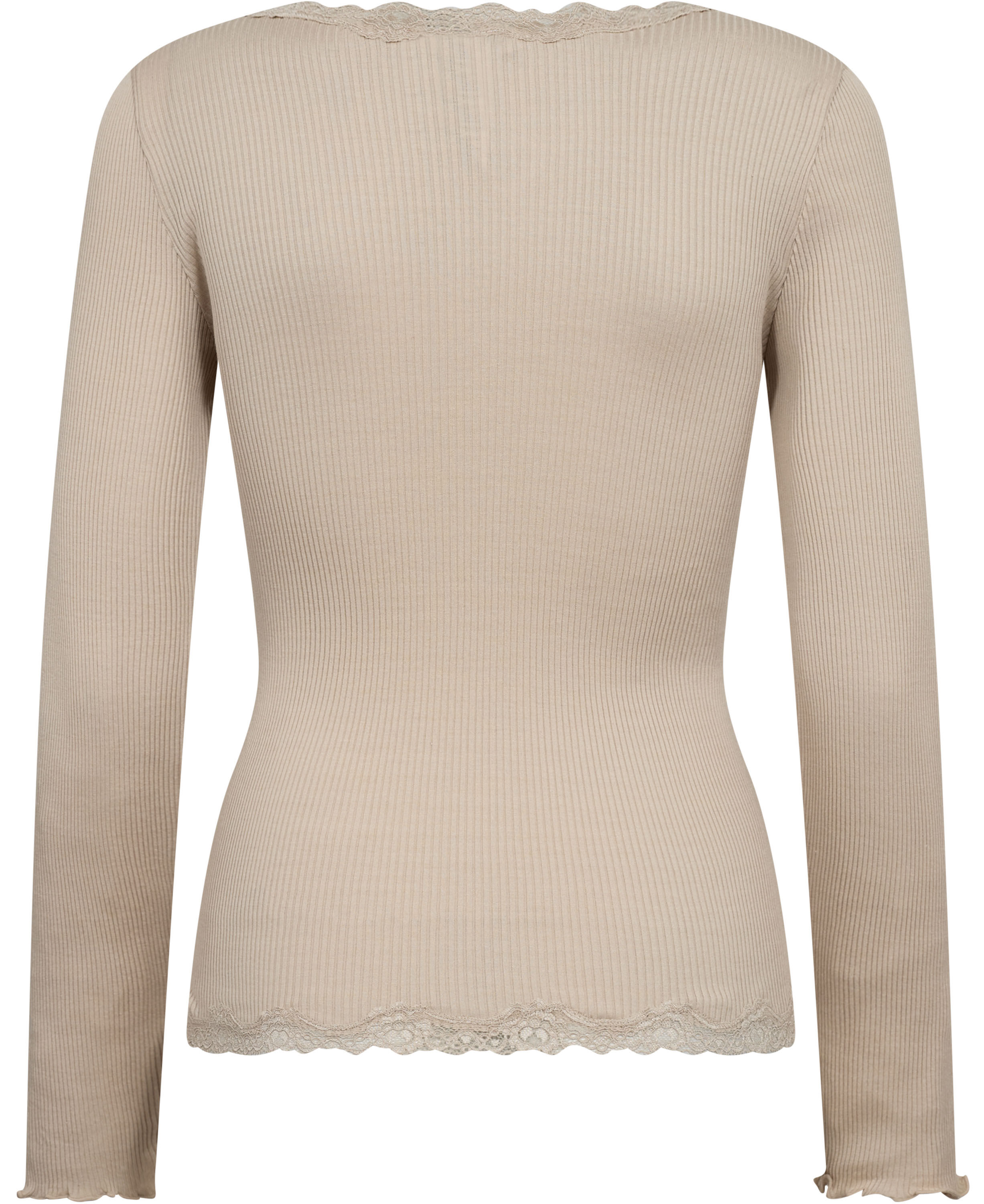 RWBabette Silk LS V-neck Lace Cardigan