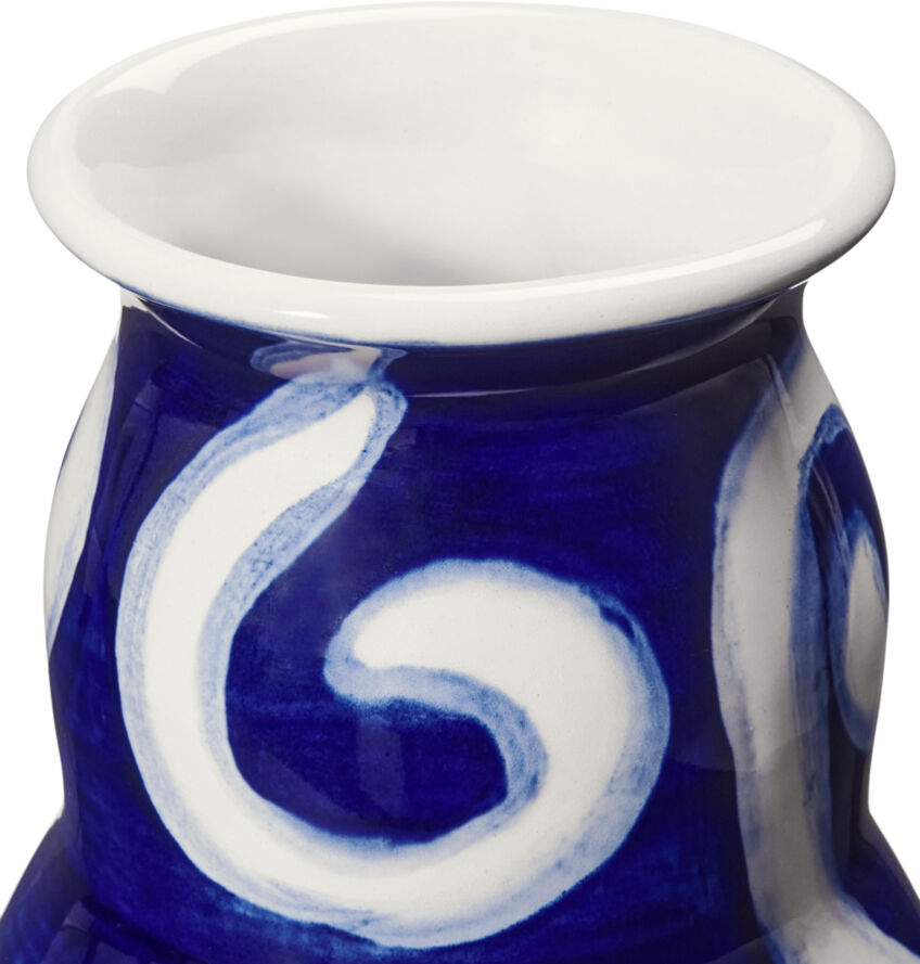 Tulle Vase H13 cm bl&aring;