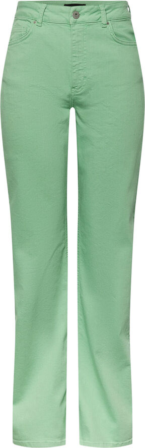 PCHOLLY HW WIDE JEANS COLOUR NOOS B