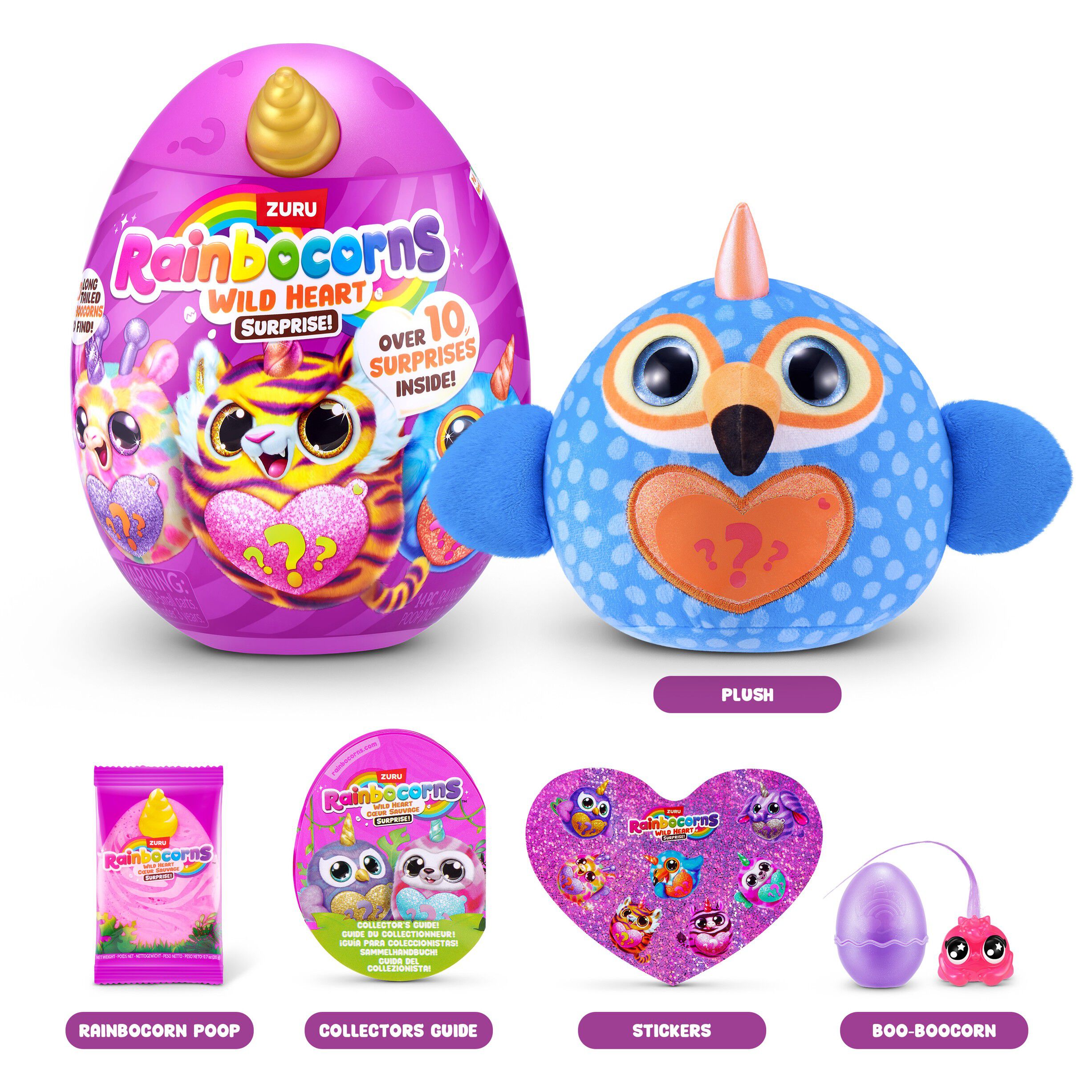 Rainbocorns Sparkle Heart