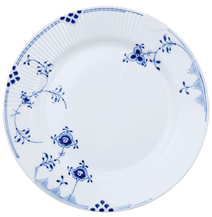 Blå Elements 22 cm. tallerken