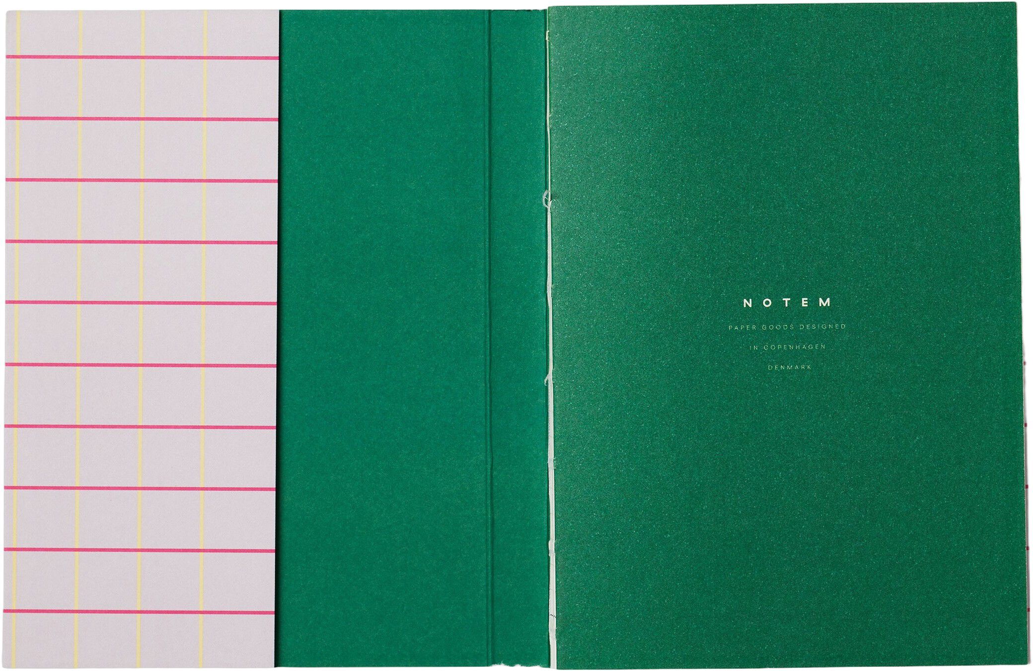 UMA Flat Lay Notebook - Small, Lavender Check