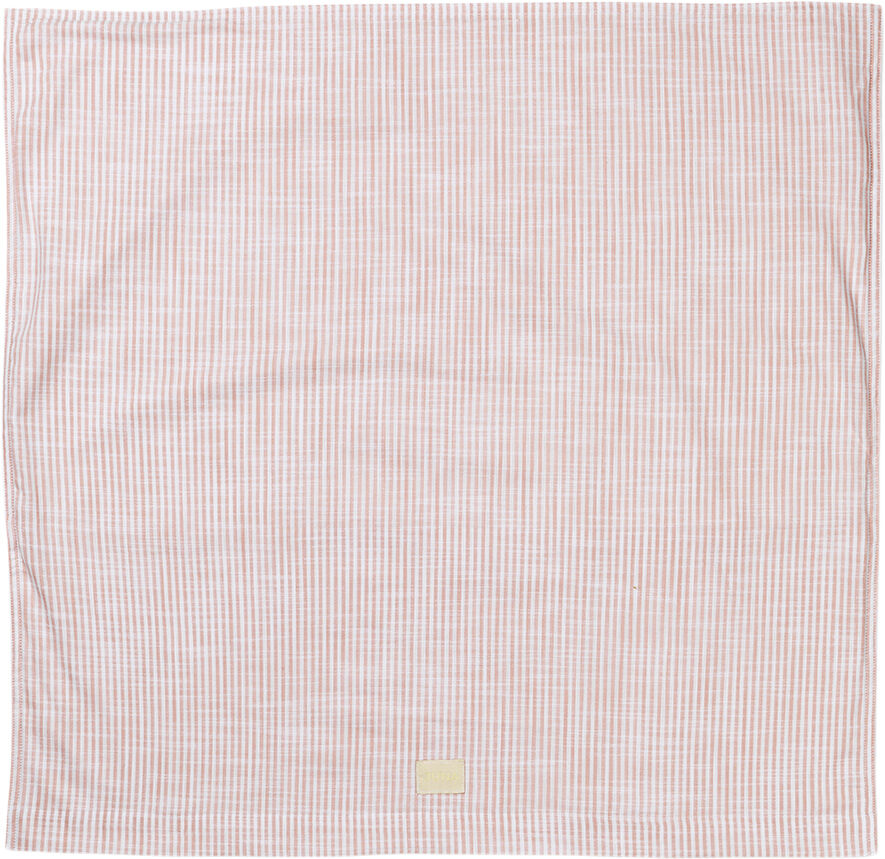 Monochrome Lines Pudebetr&aelig;k rosa/hvid 63x60 cm DK