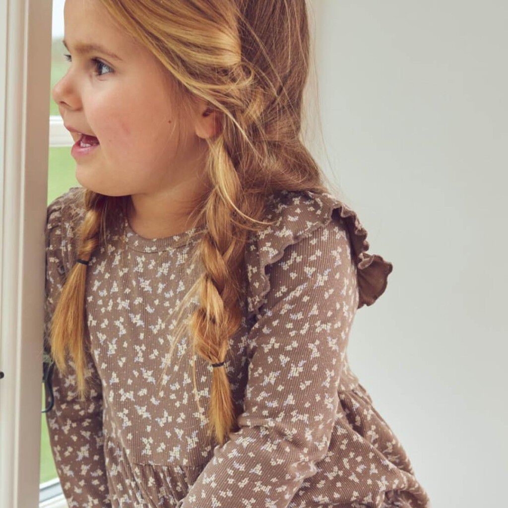 Alyssum Ruffle L/S-gyngekjole