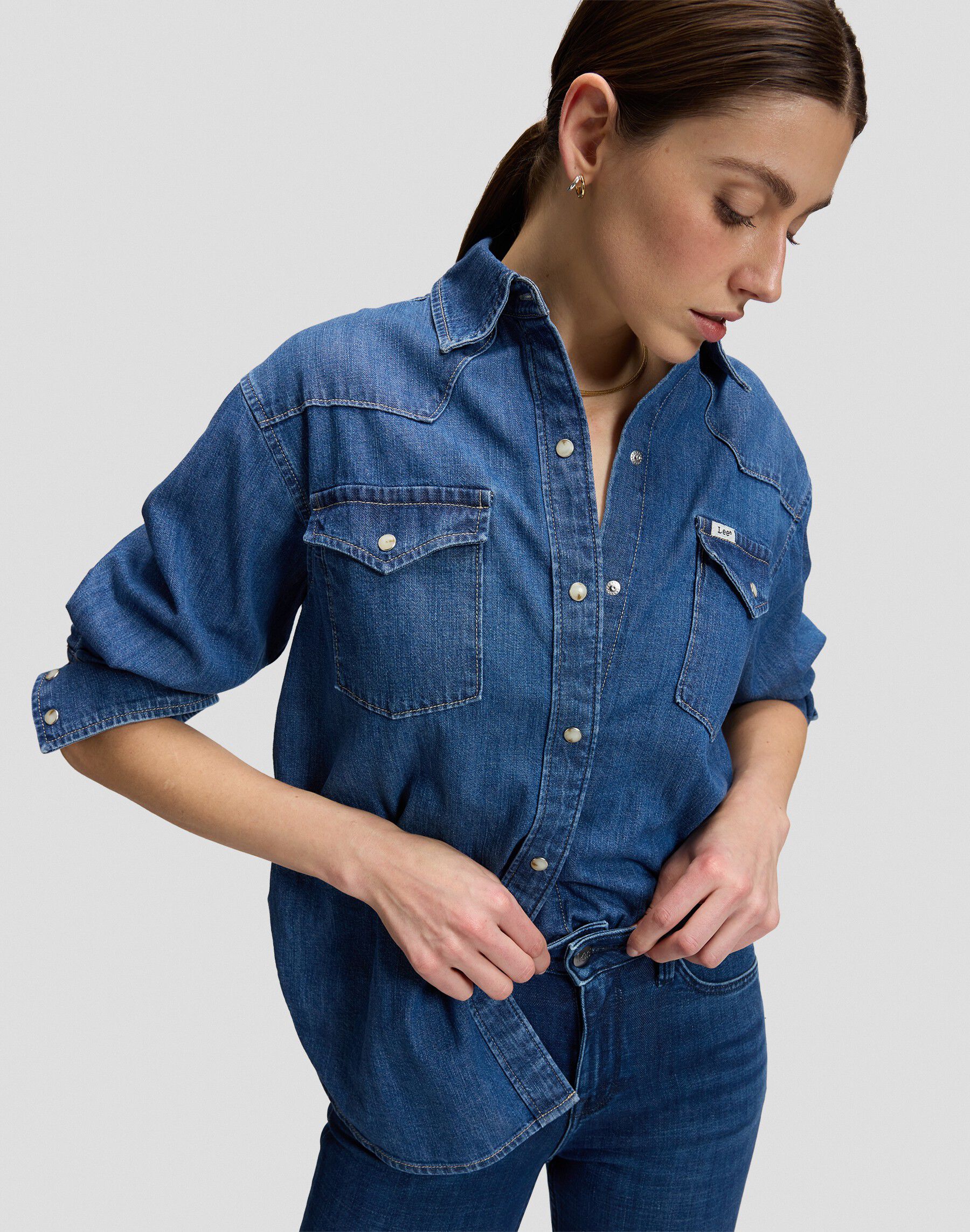 ESSENTIAL_WESTERN_SHIRT RIPE_BERRY