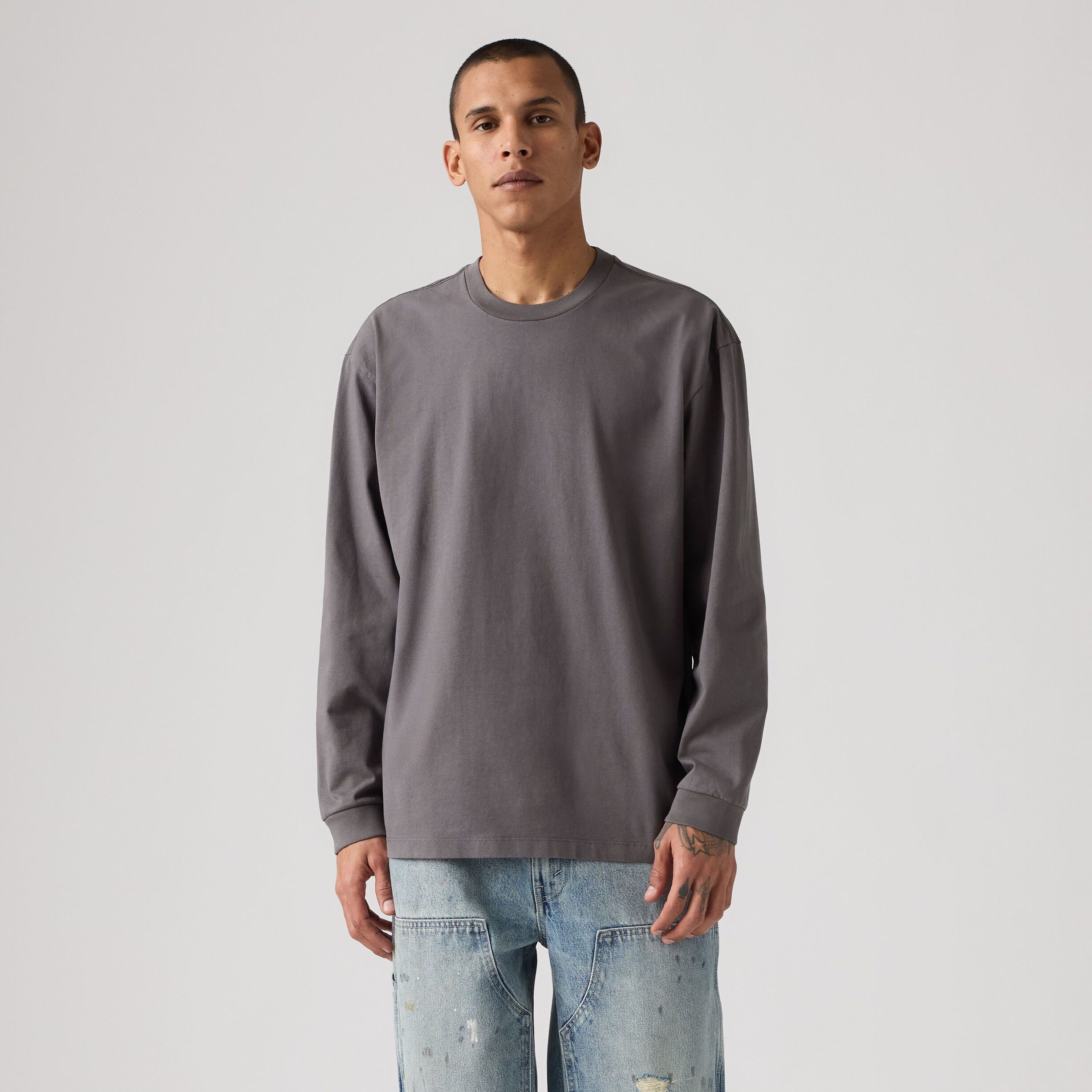 LS WORKWEAR TEE VOLCANIC GLASS