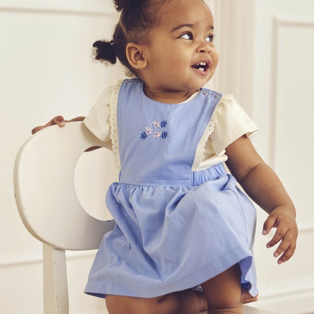 Spring pinafore dress baby