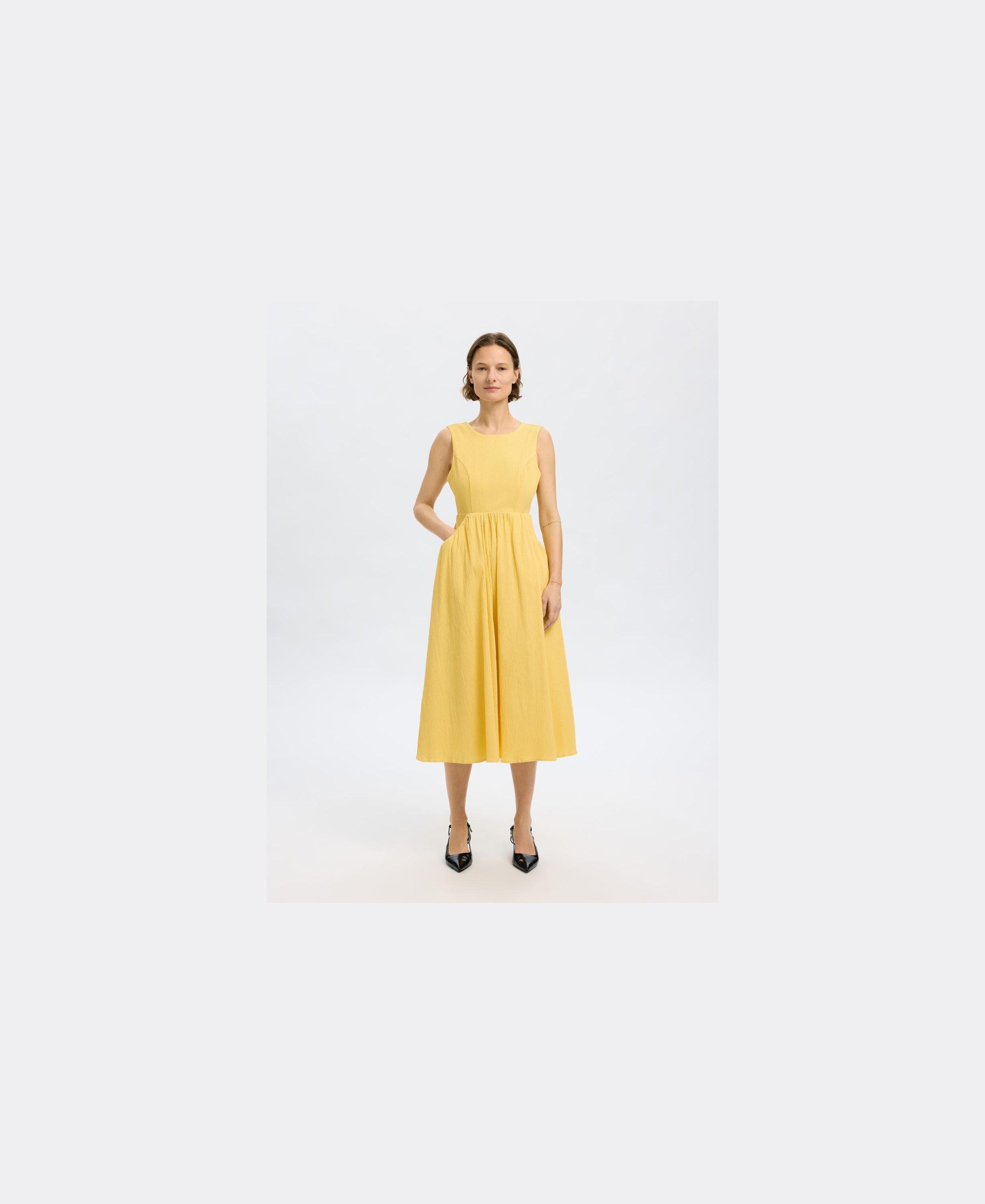 SLFLEONORA SL POCKET MIDI DRESS B