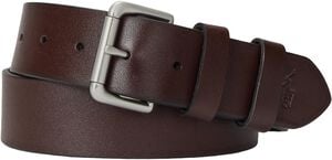 Leather Roller-Buckle Belt