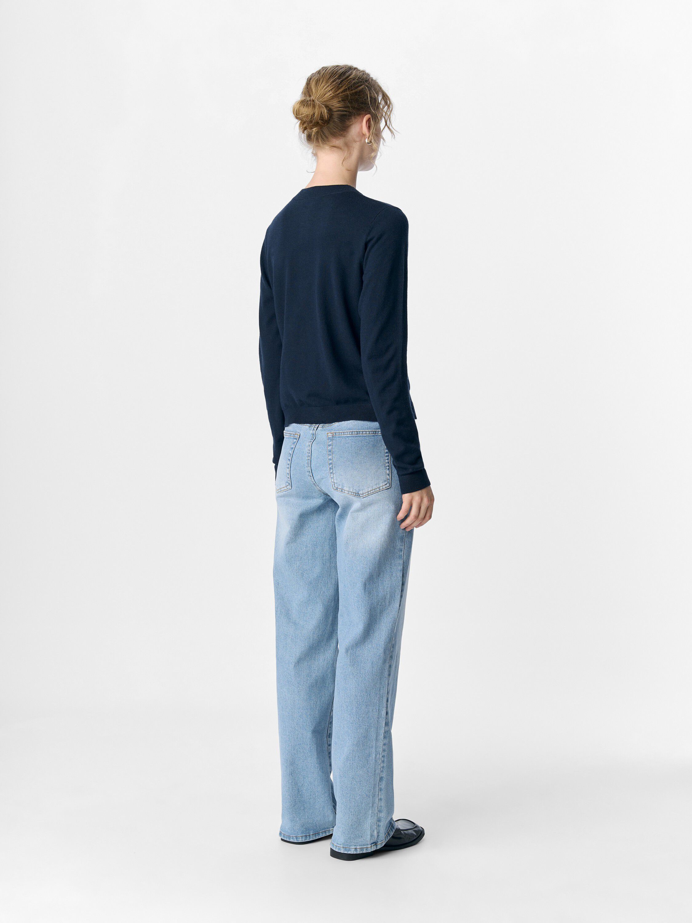 OBJTHESS L/S SHORT CARDIGAN NOOS