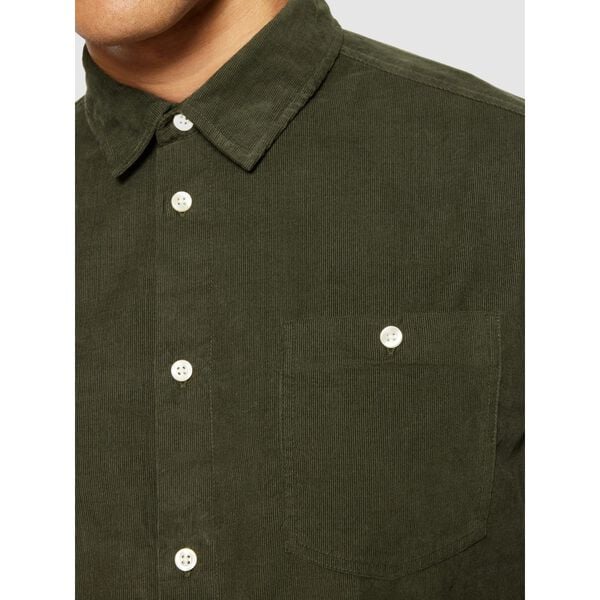 Regular fit corduroy shirt - GOTS/Vegan