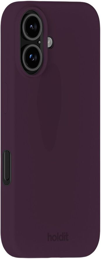 Silicone Case iPhone 16 Deep Plum