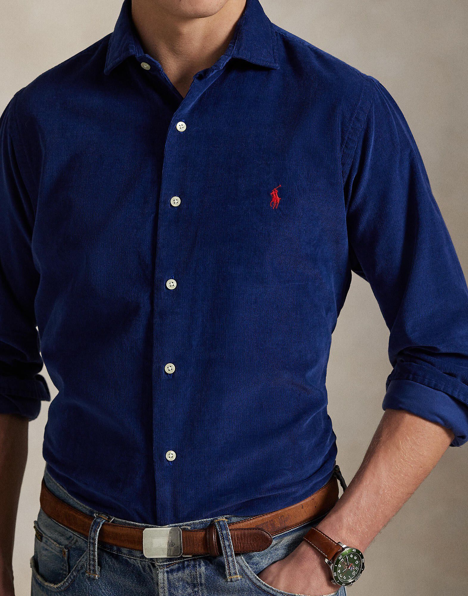 Custom Fit Corduroy Shirt