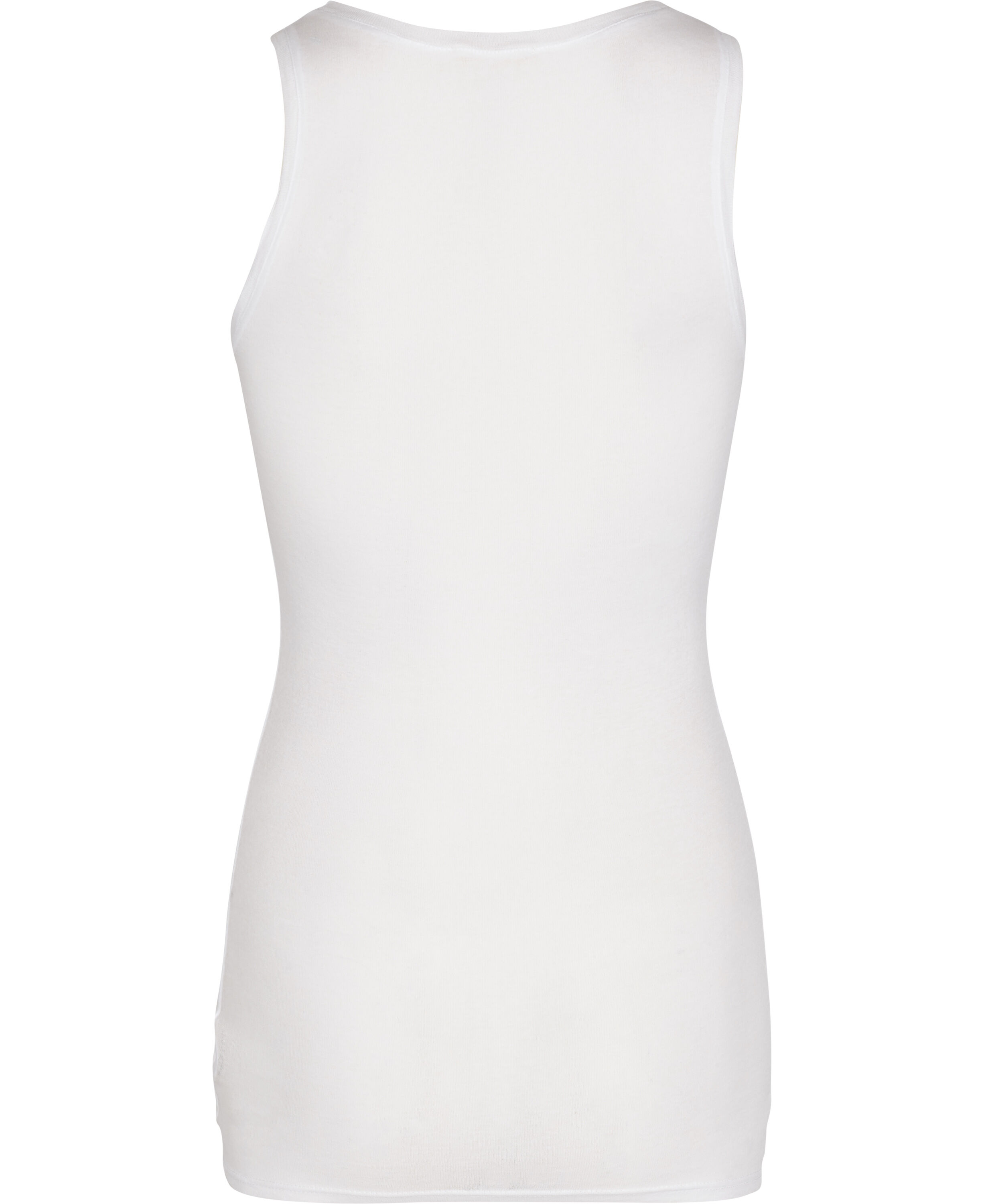 Round collar tank top