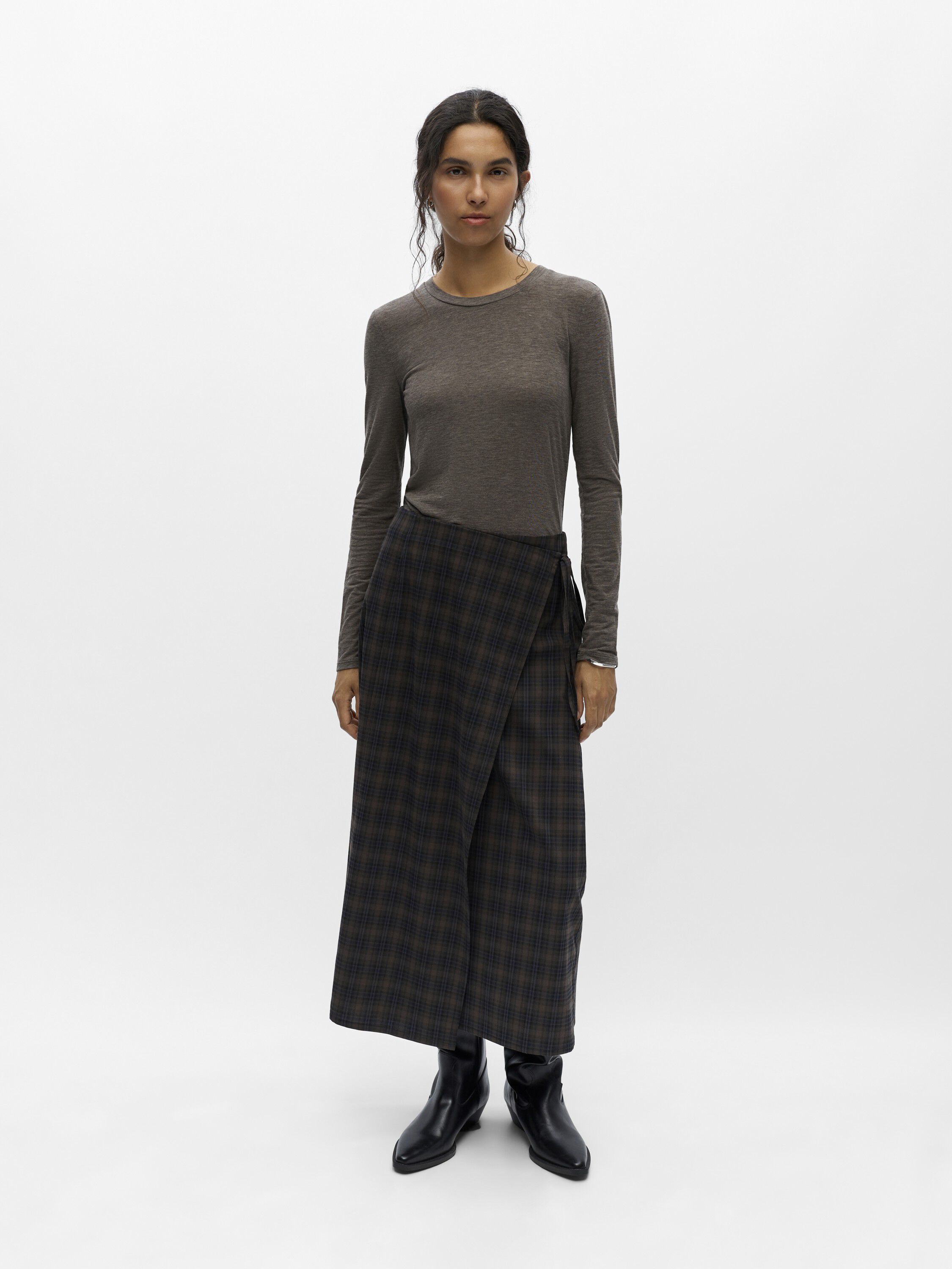 Objsoley Reese Re Midi Wrap Skirt 146