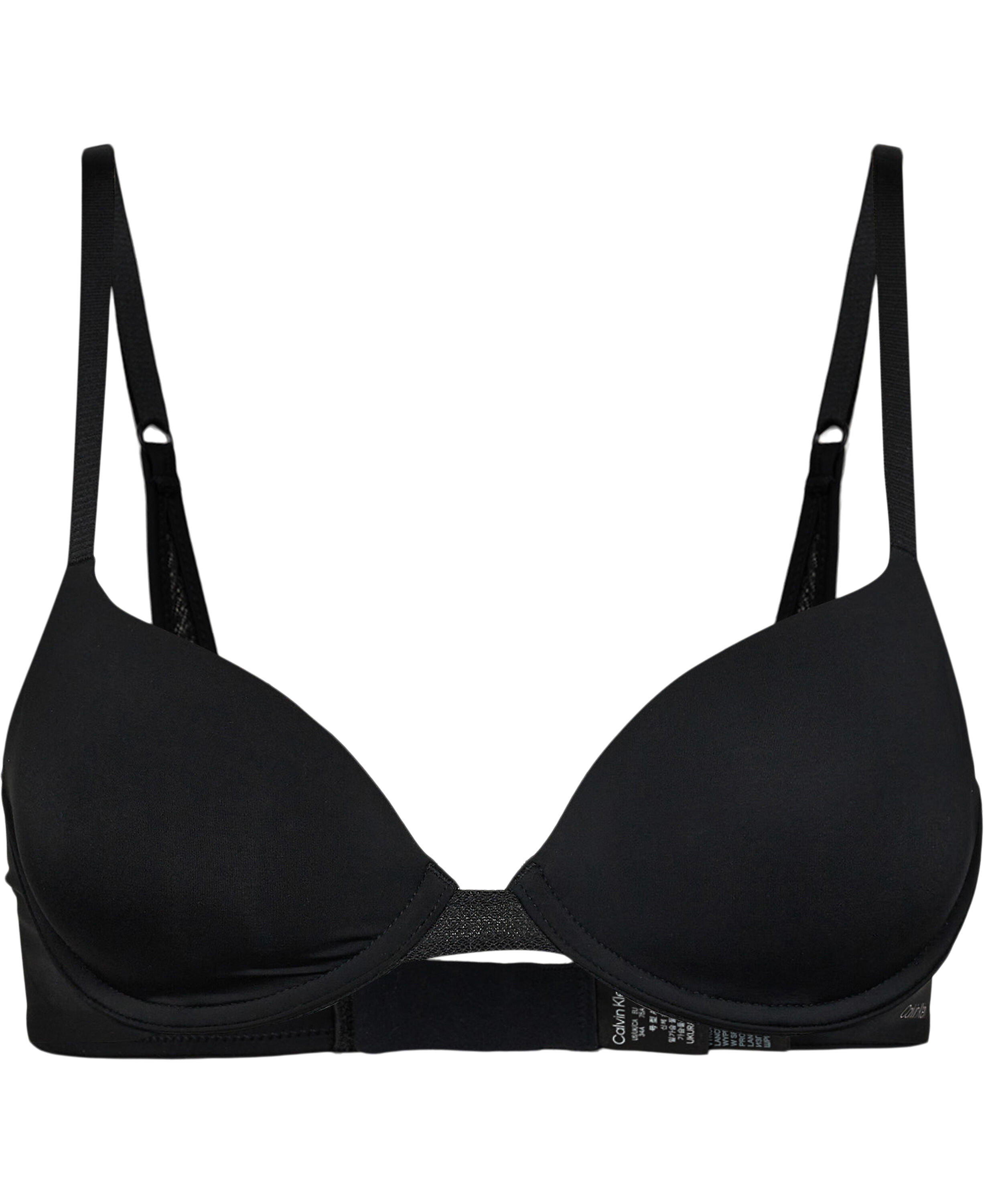 Lightly lined demi-plunge bra