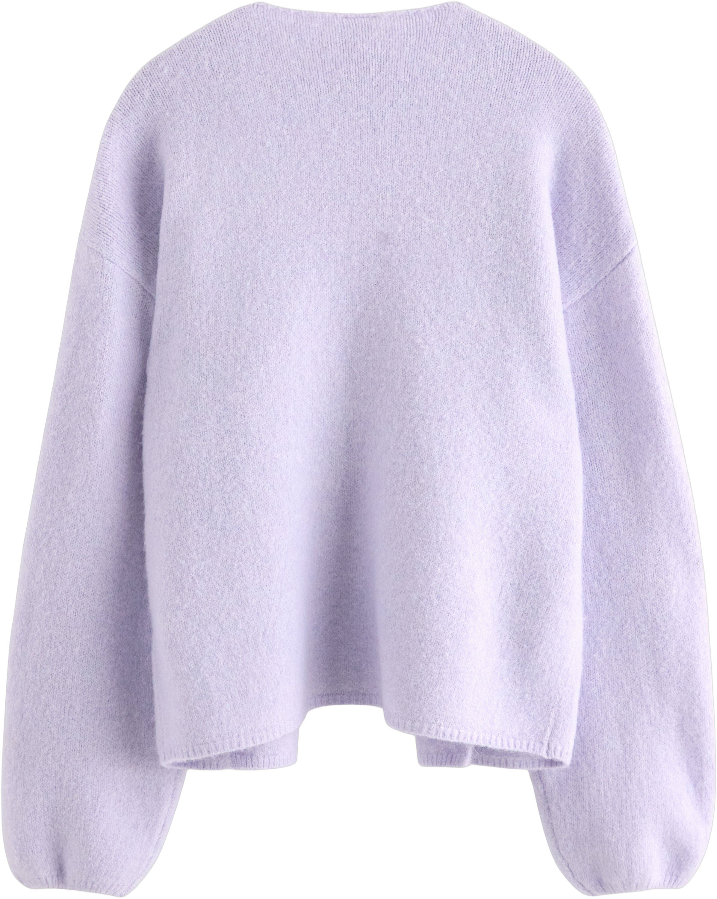 Knitted cardigan with a relaxed fit