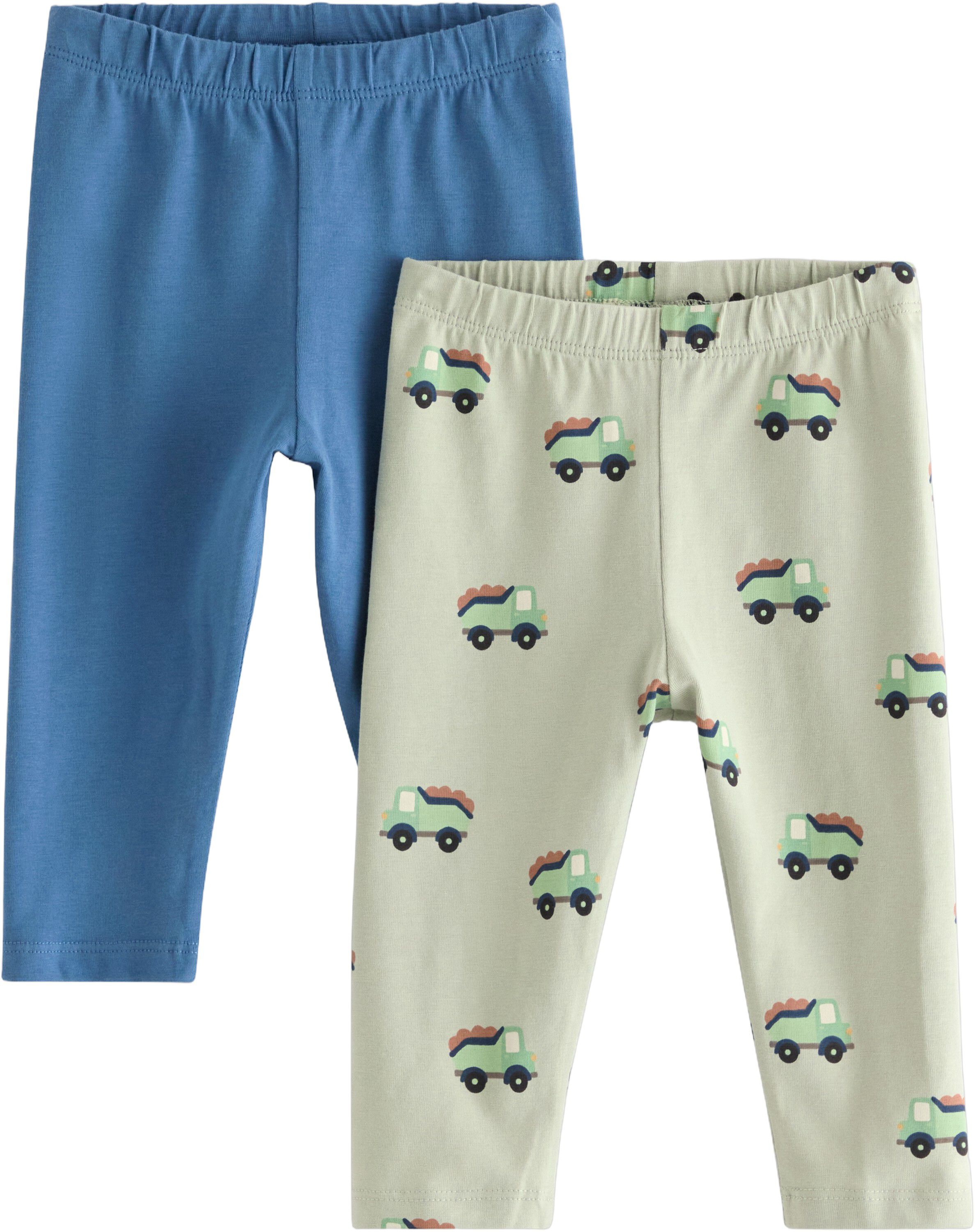 Behagelige leggings i bl&oslash;d og elast