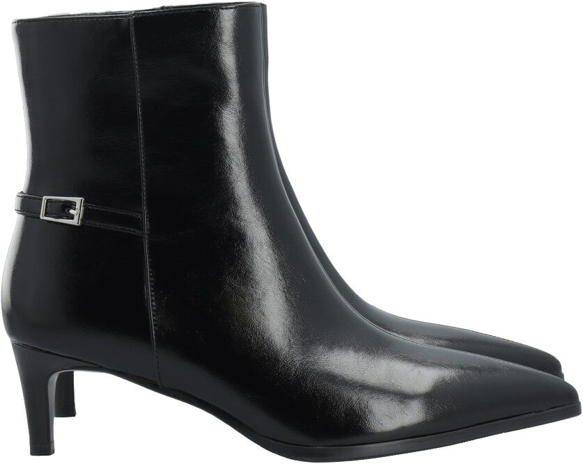 BIAABBIE Buckle Zip Boot Faux Leather