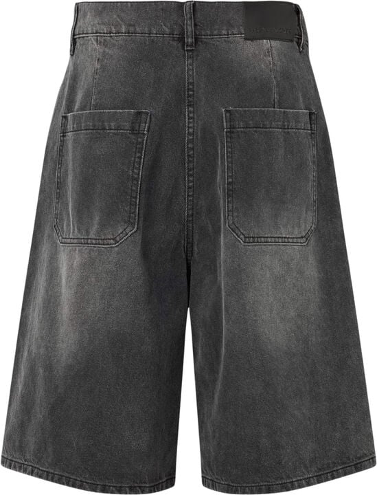 Denim black wide shorts - Raha