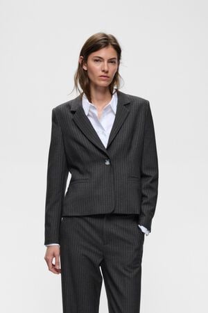 YuktaIW Pinstripe Blazer