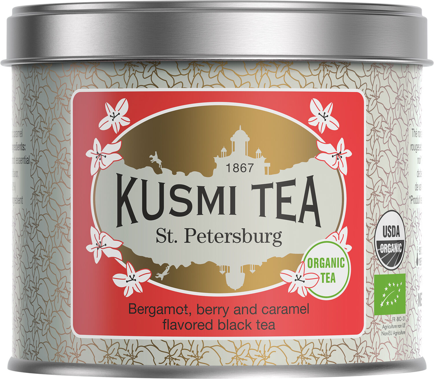 Organic St. Petersburg - Metal tin 100gr/3.5oz.