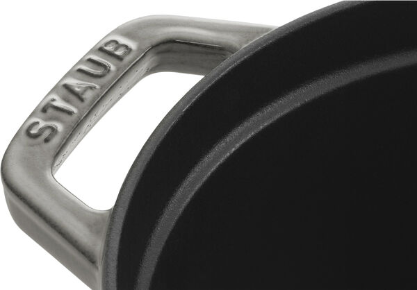Oval Cocotte 31cm Graphite grey Staub