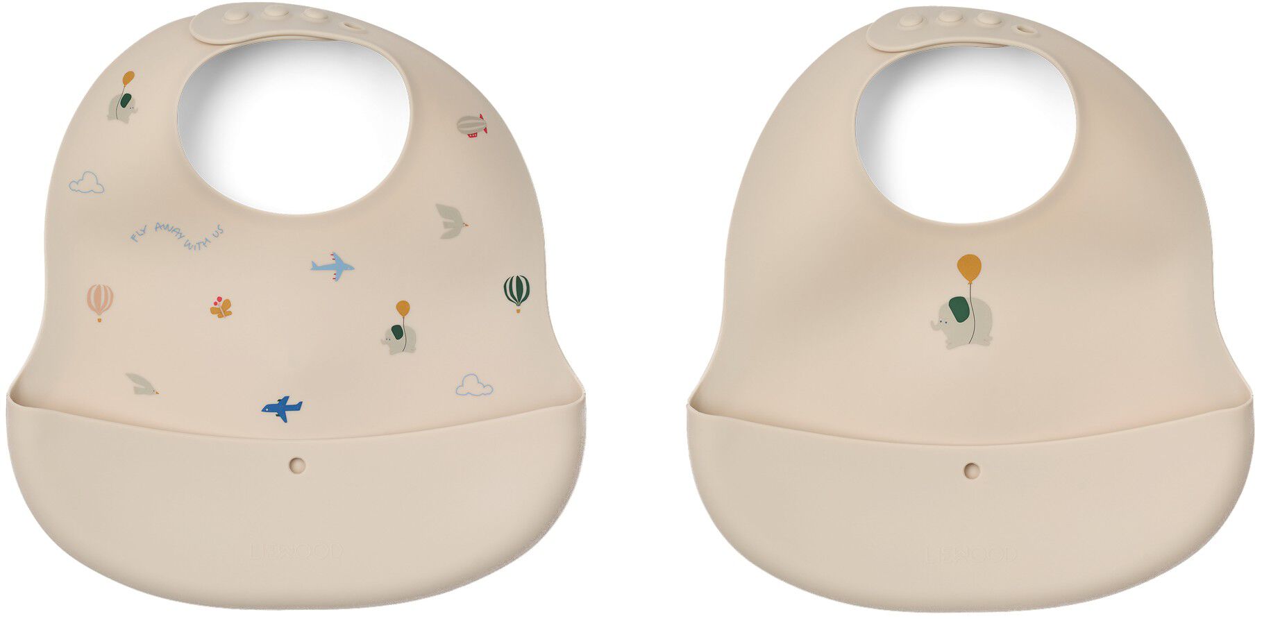 Ember Printed Bib 2-pack