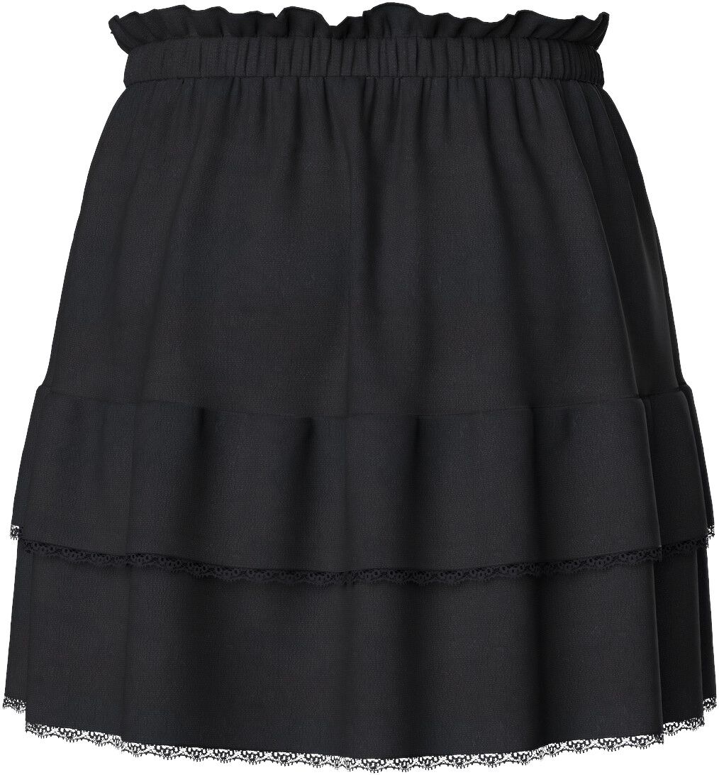 PCALBA MW SHORT SKIRT WVN NOOS BC