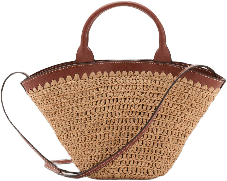 Small double-handle natural fibre b