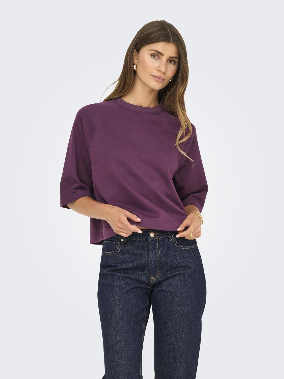 ONLDASIE 2/4 O-NECK RAGLAN UB CS SW