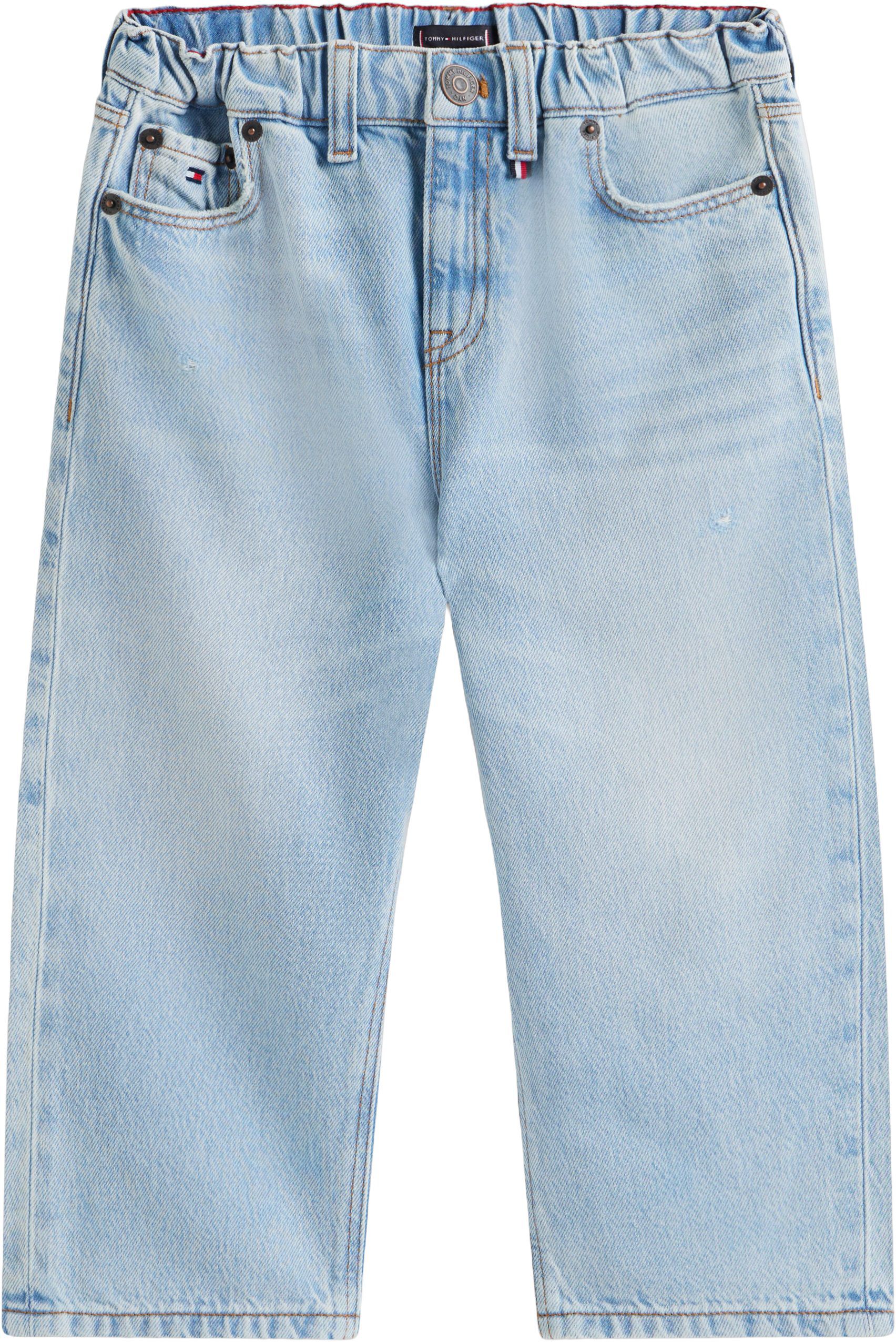 Faded Wide Leg Jeans