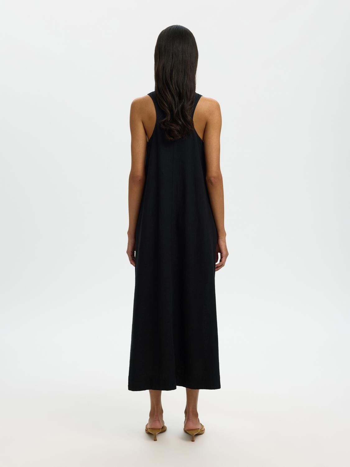 SLFLUISA RELAXED LINEN BLEND DRESS