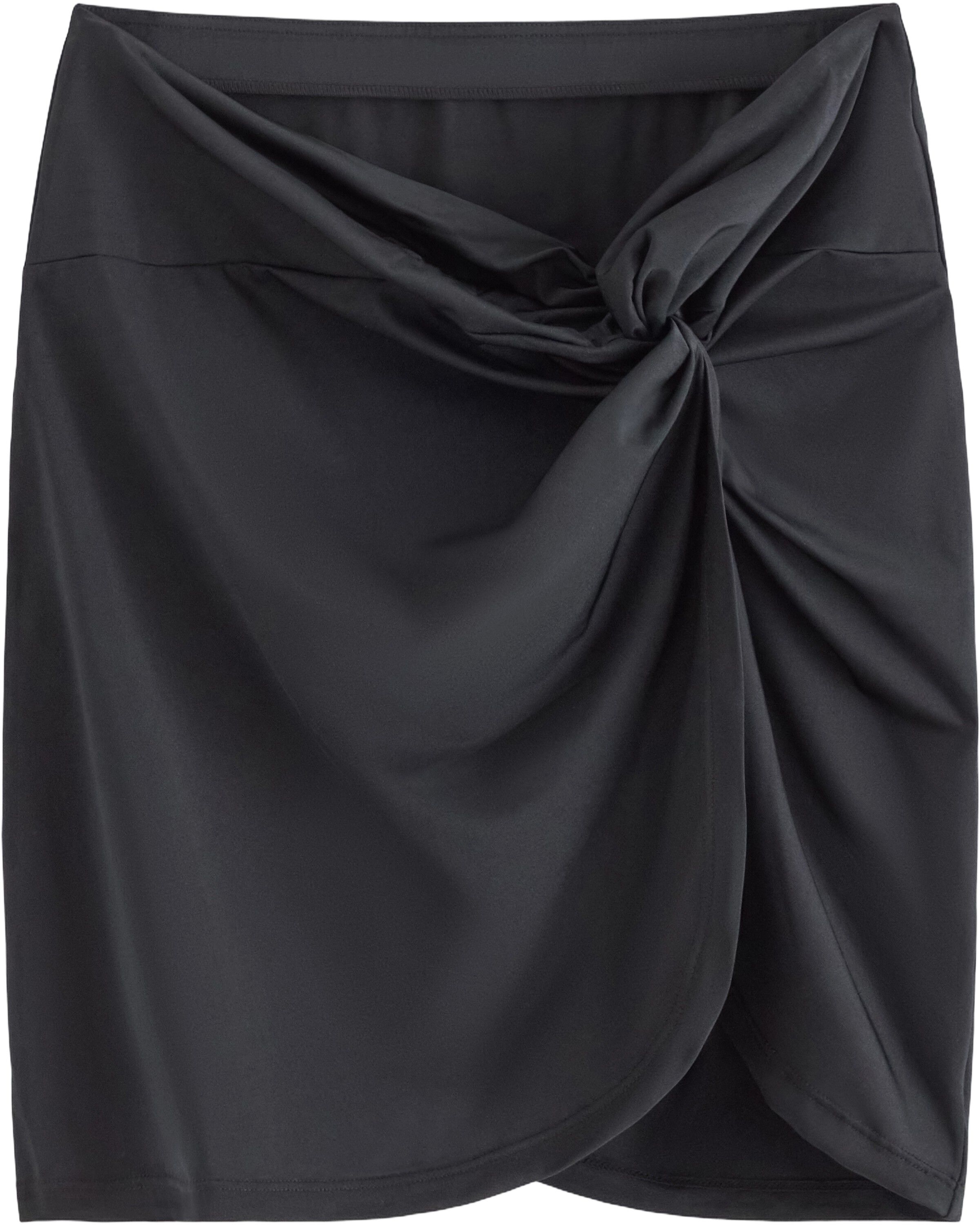 Swim skirt with a twist detail to f