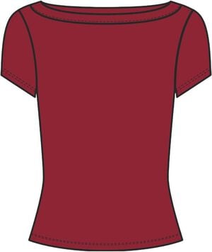 JXFIFI STR SS BOATNECK TEE JRS