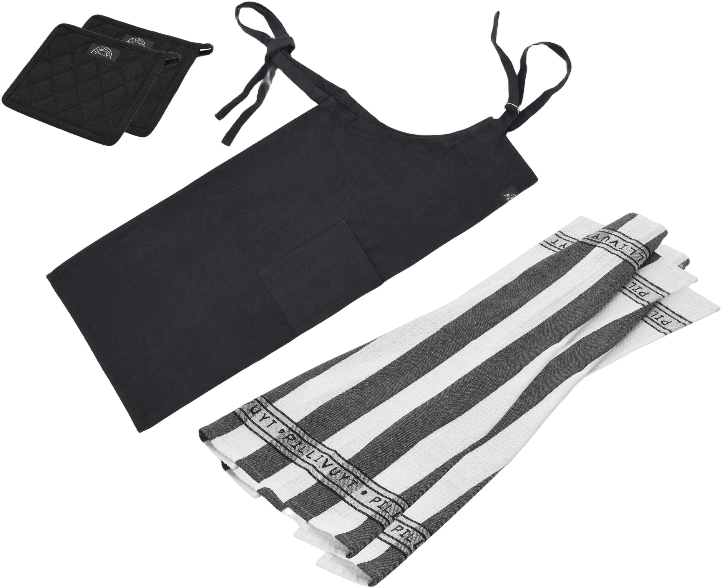 Tekstils&aelig;t recycle Pillivuyt 5 dele Sort