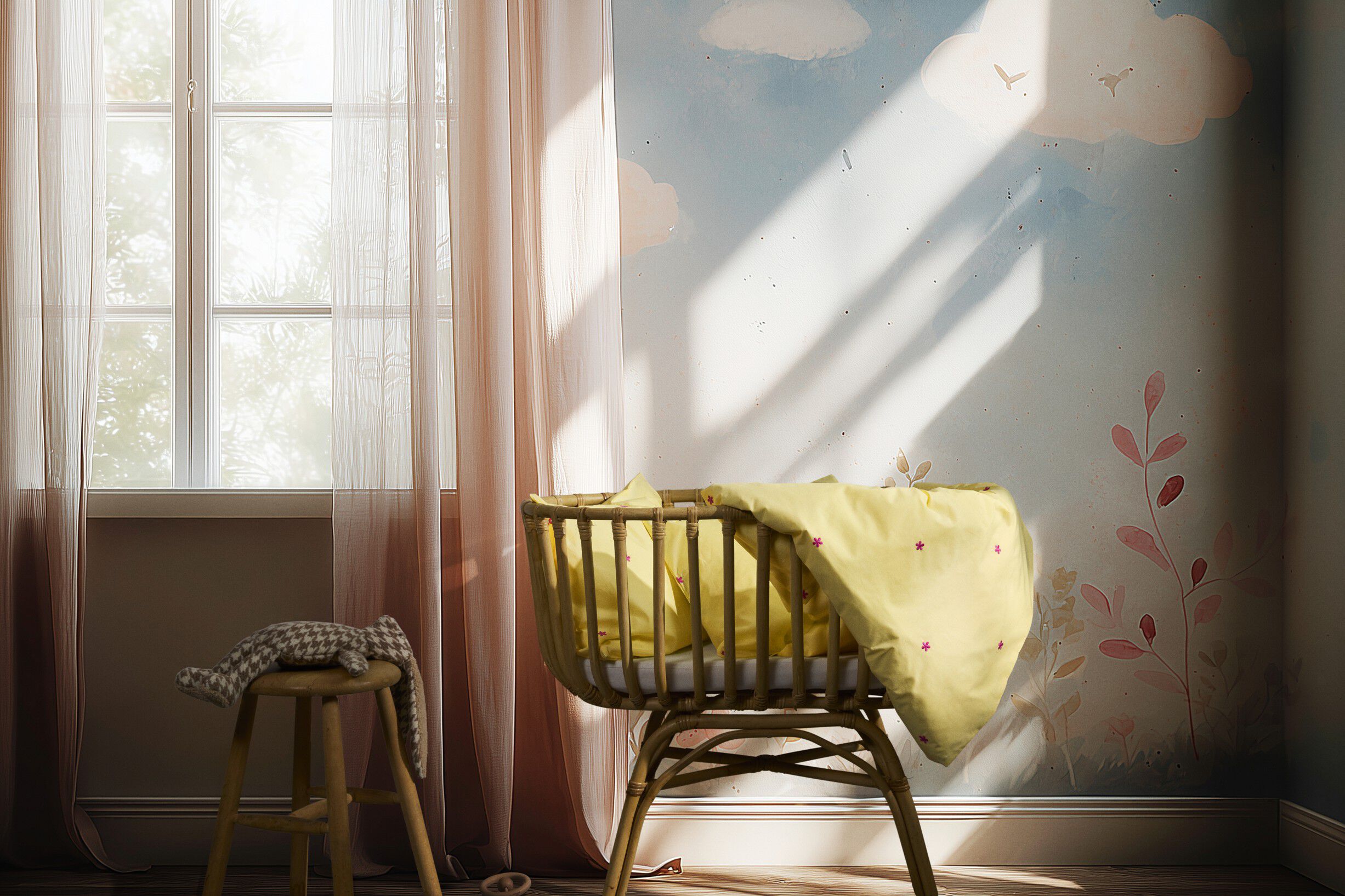 Daisy Senget&oslash;j Baby 70x100 cm gul