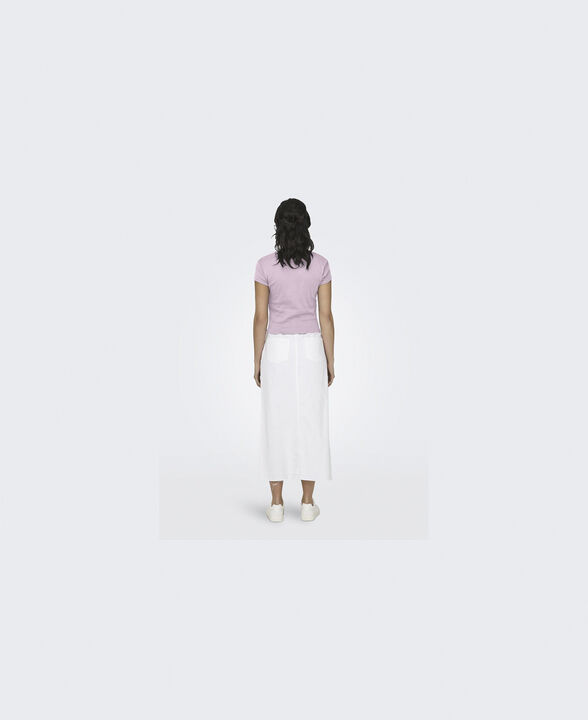 ONLELINA S/S O-NECK SHORT TOP JRS N