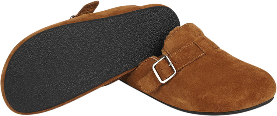 NESSO - SKIN MULES WITH ADJUSTABLE BUCKET