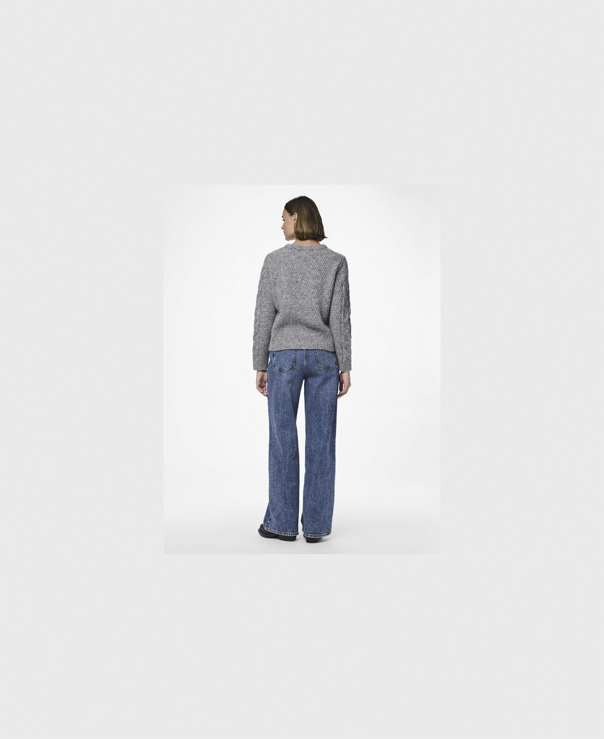 Pcnina Ls O-Neck Knit Noos Bc