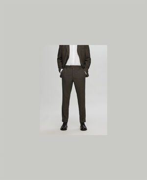 SLHSLIM-REED WOOL TRS NOOS