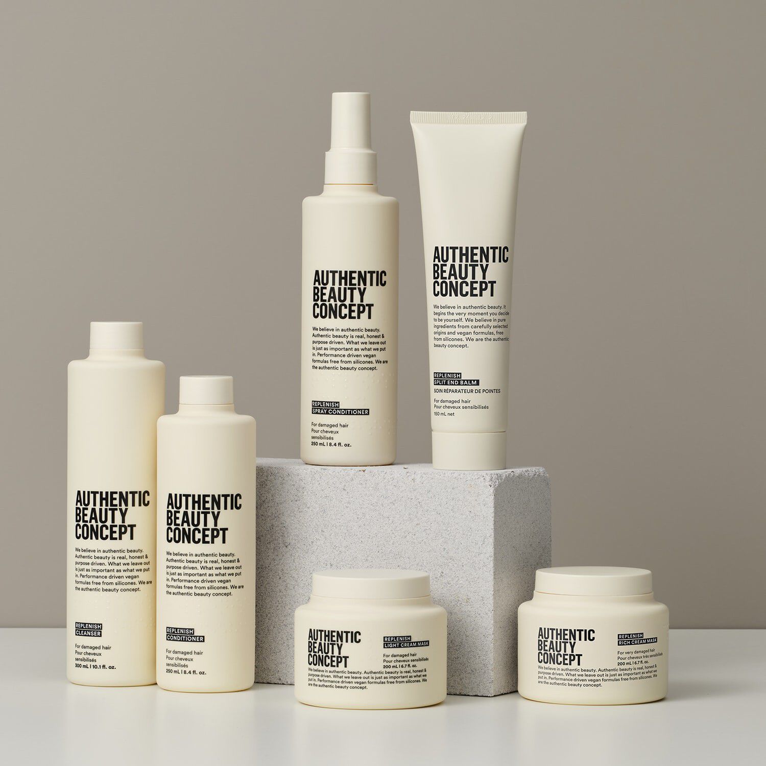 Replenish Spray Conditioner - Glansgivende og udfiltrende leave-in h&aring;r