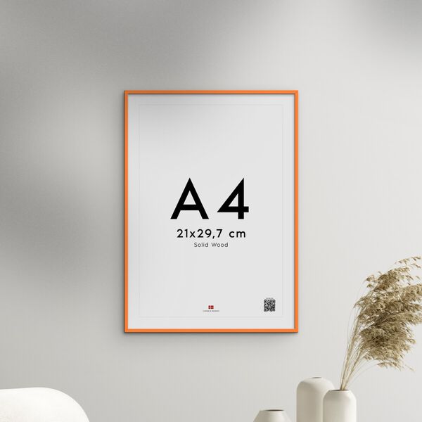 Orange Wood Frame