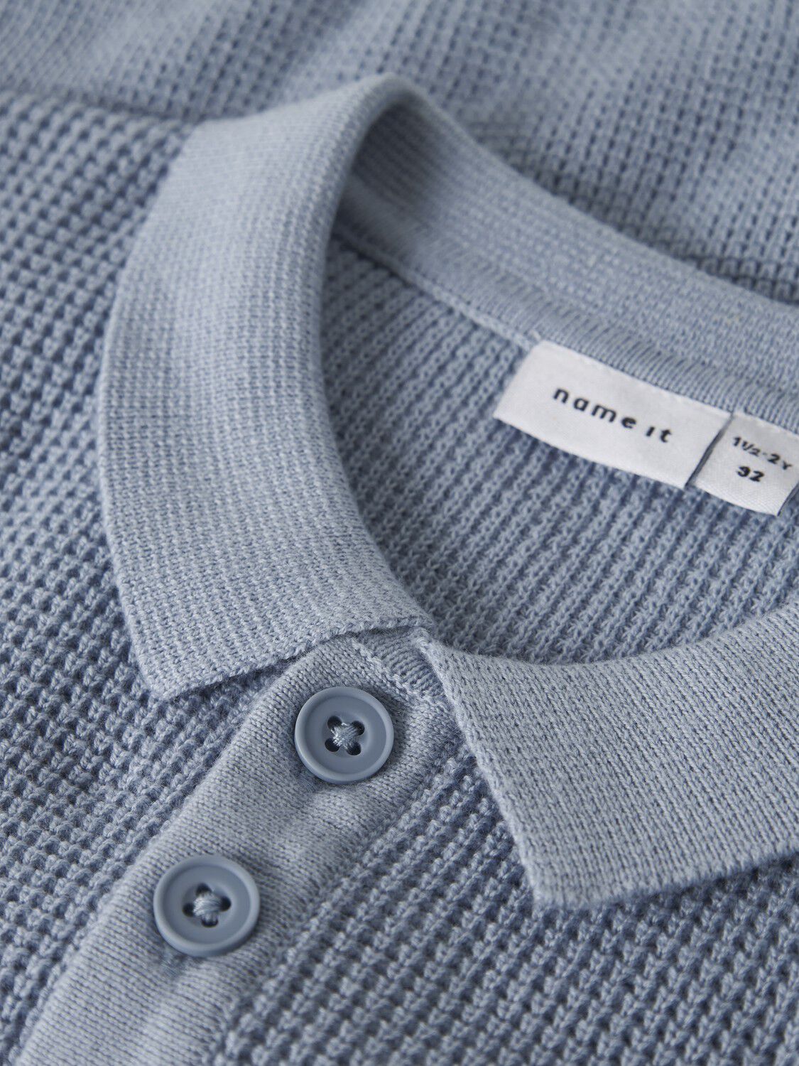 NMMFIKAL LS LOOSE KNIT POLO