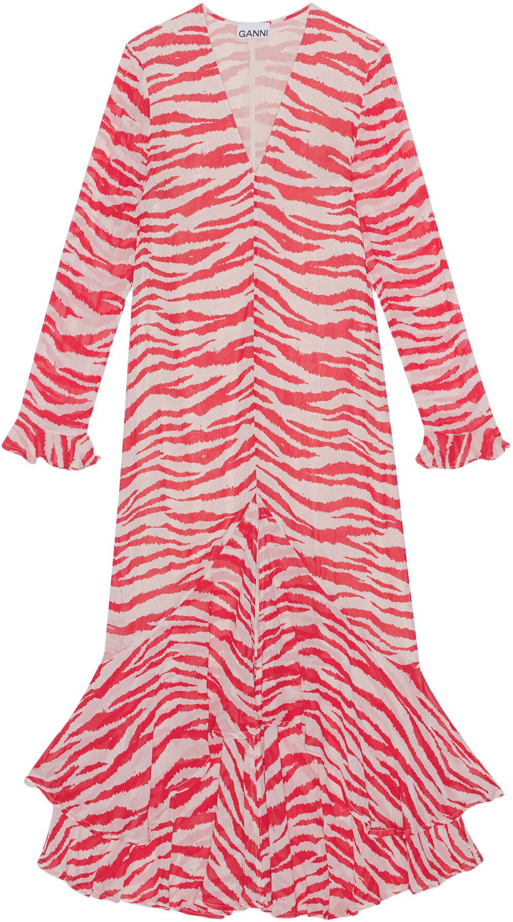 Printed Light Georgette Maxi Dress