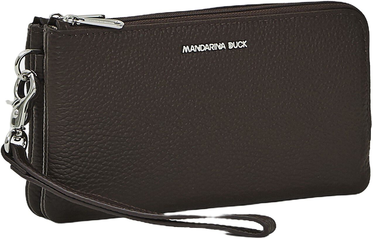 MELLOW LEATHER POUCH / ESPRESSO