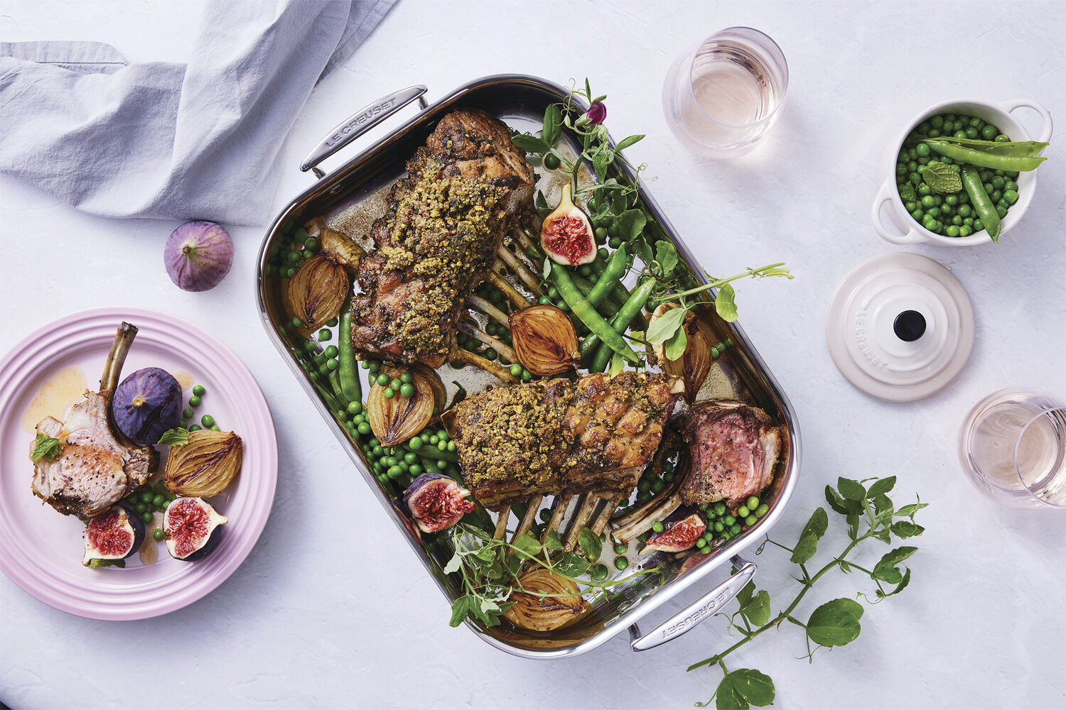 Rektangul&aelig;r bradepande 3-ply rustfrit st&aring;l