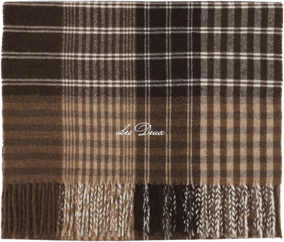 Signature Patchwork Check Scarf