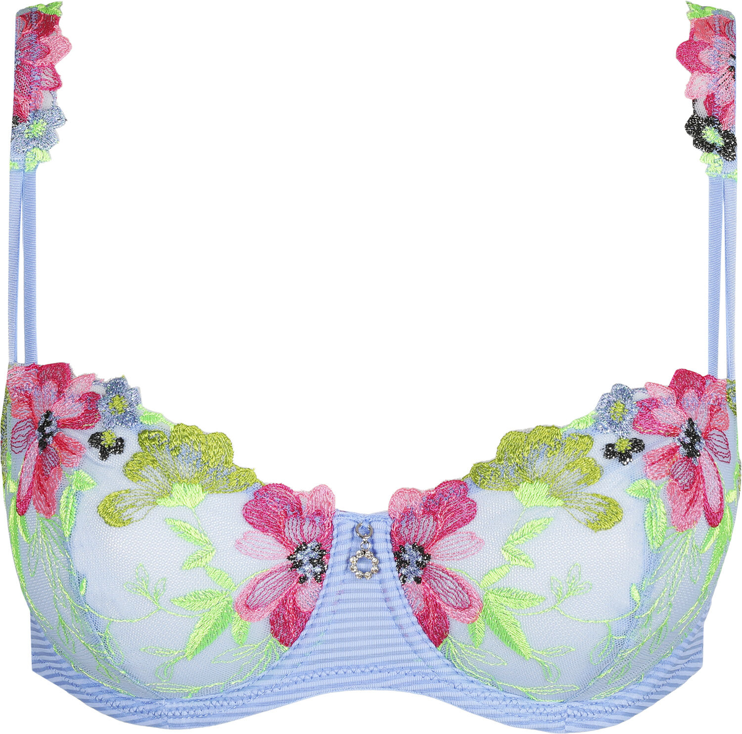 Odilly balconette bh med lodret s&oslash;m