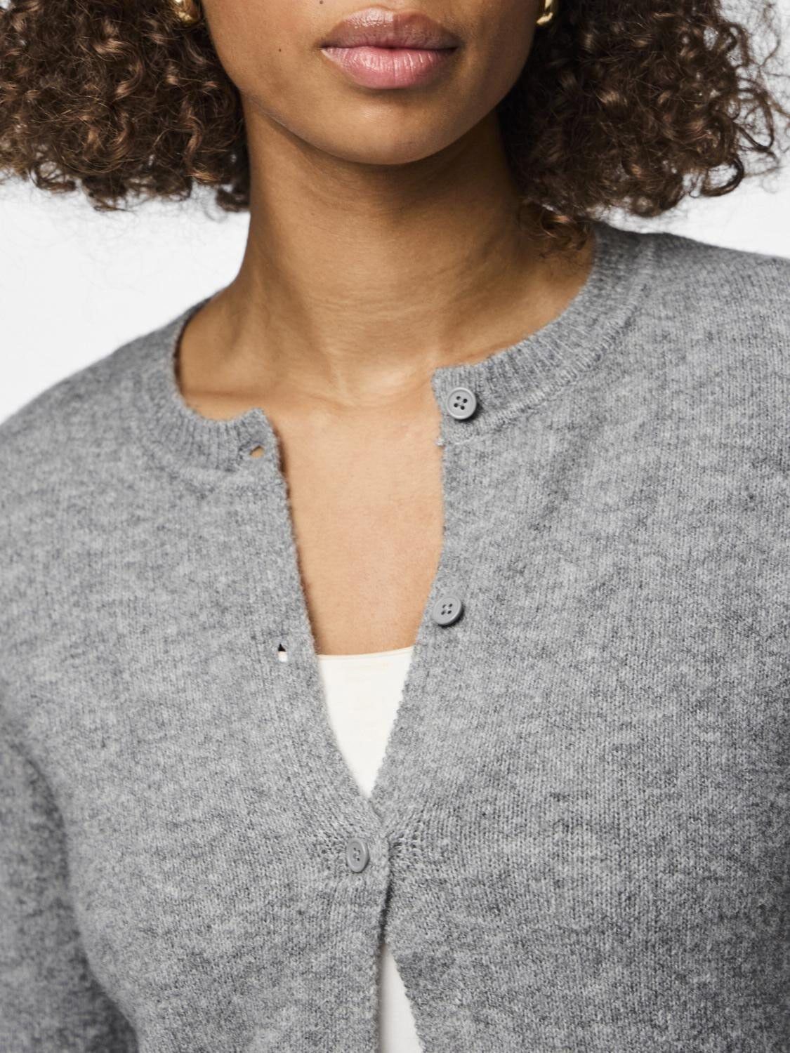 PCMALOU LS KNIT CARDIGAN NOOS BC